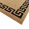 First Concept 18 in. W X 30 in. L Black/Brown Greek Key Border Coir Door Mat FC-72023 - alternate 2
